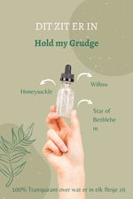 Overzicht van de Bach remedies in Hold my Grudge: Willow, Honeysuckle en Star of Bethlehem